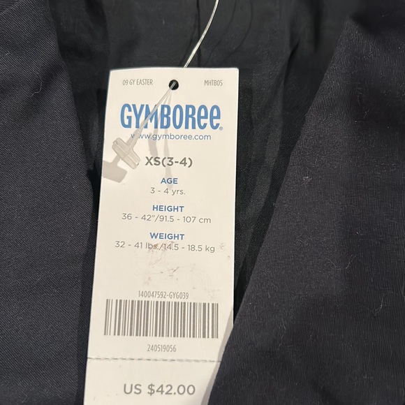 NWT Gymboree 2009 Easter Line Navy Blue 2 Button Blazer Flap Pockets XS - Picture 10 of 14